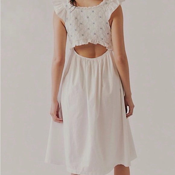 For Love And Lemons White Midi Dress - Picture 3 of 4